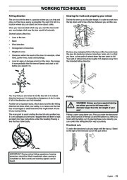 Husqvarna 345e 346XP 353 TrioBrake Chainsaw Owners Manual, 2006,2007,2008,2009,2010,2011 page 25