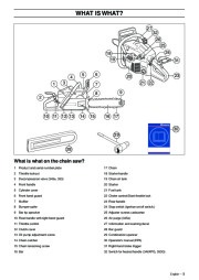 Husqvarna 345e 346XP 353 TrioBrake Chainsaw Owners Manual, 2006,2007,2008,2009,2010,2011 page 5