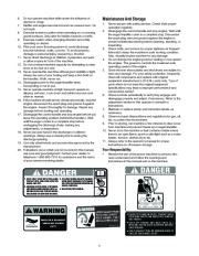 MTD 262 S235 S265 Single Stage Snow Blower Owners Manual page 4