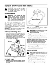 MTD 262 S235 S265 Single Stage Snow Blower Owners Manual page 7