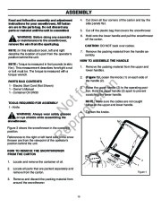 Murray Walk Behind 1695538 5.25TP 21-Inch Single Stage Snow Blower Owners Manual page 10