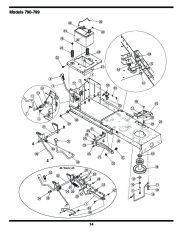 MTD 760 779 Hydrostatic Lawn Tractor Mower Parts List page 14