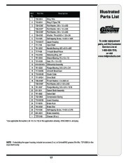 MTD 760 779 Hydrostatic Lawn Tractor Mower Parts List page 17