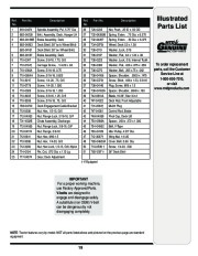 MTD 760 779 Hydrostatic Lawn Tractor Mower Parts List page 19