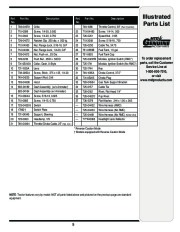 MTD 760 779 Hydrostatic Lawn Tractor Mower Parts List page 5
