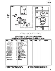 Toro Owners Manual, 2001 page 11