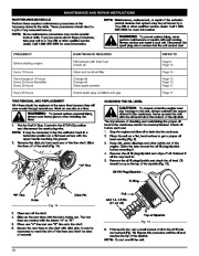 MTD Troy-Bilt TB144 4 Cycle Gardern Cultivator Lawn Mower Owners Manual page 10