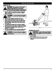 MTD Troy-Bilt TB144 4 Cycle Gardern Cultivator Lawn Mower Owners Manual page 9