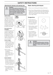 Husqvarna 225R 232R 235R RD RJ Chainsaw Owners Manual, 1995,1996,1997,1998 page 11