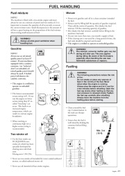 Husqvarna 225R 232R 235R RD RJ Chainsaw Owners Manual, 1995,1996,1997,1998 page 21