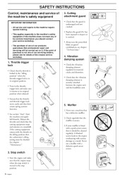 Husqvarna 225R 232R 235R RD RJ Chainsaw Owners Manual, 1995,1996,1997,1998 page 6