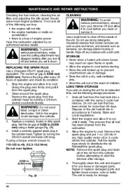 MTD Bolens BL100 BL150 Gas Trimmer Lawn Mower Owners Manual page 16