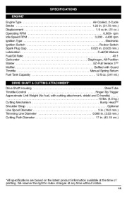 MTD Bolens BL100 BL150 Gas Trimmer Lawn Mower Owners Manual page 19