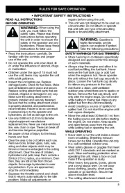 MTD Bolens BL100 BL150 Gas Trimmer Lawn Mower Owners Manual page 3
