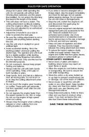 MTD Bolens BL100 BL150 Gas Trimmer Lawn Mower Owners Manual page 4