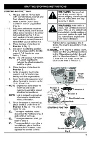 MTD Bolens BL100 BL150 Gas Trimmer Lawn Mower Owners Manual page 9