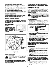 MTD Yard Machines E600E E610E E640F E660G E6C0F Snow Blower Owners Manual page 11