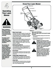 MTD 56M Series 21 Inch Self Propelled Rotary Lawn Mower Owners Manual page 8