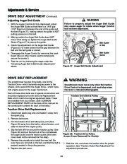 Simplicity 555 755 860 1693980 81 82 83 1694433 34 Series Snow Blower Owners Manual page 30
