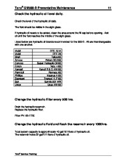 Toro Commercial Products GM580 D Preventative Maintenance Model No S 30580 30581 98995SL page 13