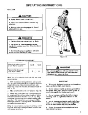 Toro 51571 Yard Blower Vac Owners Manual, 1993 page 7