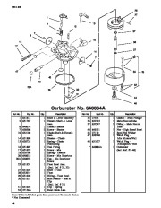 Toro 38051 522 Snowthrower Parts Catalog, 2001 page 16