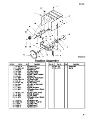 Toro 38051 522 Snowthrower Parts Catalog, 2001 page 5