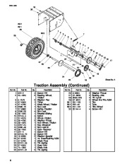 Toro 38051 522 Snowthrower Parts Catalog, 2001 page 6
