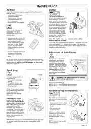 Husqvarna 261 Chainsaw Owners Manual, 1999,2000,2001 page 31