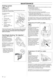 Husqvarna 261 Chainsaw Owners Manual, 1999,2000,2001 page 32