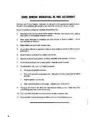 Simplicity 477 32-Inch Rotary Snow Blower Owners Manual page 6