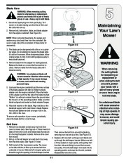 MTD V550 Self Propelled Mulching Mower Lawn Mower Owners Manual page 11