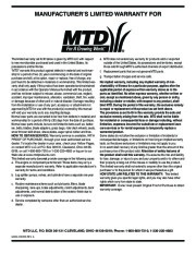 MTD V550 Self Propelled Mulching Mower Lawn Mower Owners Manual page 16