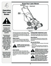 MTD V550 Self Propelled Mulching Mower Lawn Mower Owners Manual page 8