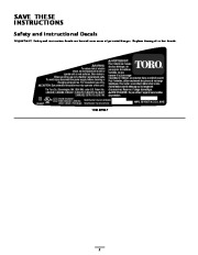 Toro 51599 Ultra Blower/Vacuum Owners Manual, 2007 page 2