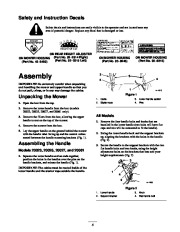 Toro 20022, 20023, 20025, 20027, 20029, 20061 Toro Recycler Mower, R-21S Owners Manual, 1999 page 5