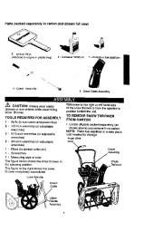 Craftsman 536.884790 Craftsman 22-Inch Snow Thrower Owners Manual page 5