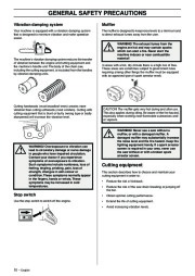 Husqvarna 61 268 272XP Chainsaw Owners Manual, 2003,2004,2005,2006,2007 page 10