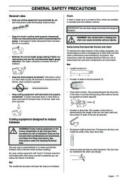 Husqvarna 61 268 272XP Chainsaw Owners Manual, 2003,2004,2005,2006,2007 page 11