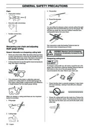 Husqvarna 61 268 272XP Chainsaw Owners Manual, 2003,2004,2005,2006,2007 page 12