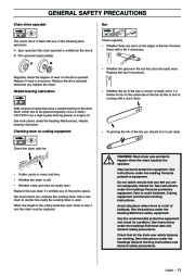 Husqvarna 61 268 272XP Chainsaw Owners Manual, 2003,2004,2005,2006,2007 page 15