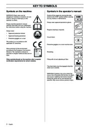 Husqvarna 61 268 272XP Chainsaw Owners Manual, 2003,2004,2005,2006,2007 page 2