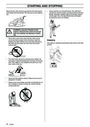 Husqvarna 61 268 272XP Chainsaw Owners Manual, 2003,2004,2005,2006,2007 page 20