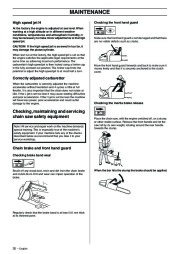 Husqvarna 61 268 272XP Chainsaw Owners Manual, 2003,2004,2005,2006,2007 page 30