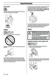 Husqvarna 61 268 272XP Chainsaw Owners Manual, 2003,2004,2005,2006,2007 page 32