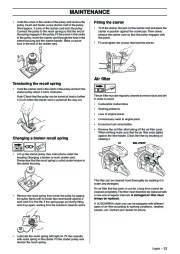 Husqvarna 61 268 272XP Chainsaw Owners Manual, 2003,2004,2005,2006,2007 page 33