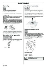 Husqvarna 61 268 272XP Chainsaw Owners Manual, 2003,2004,2005,2006,2007 page 34