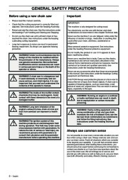 Husqvarna 61 268 272XP Chainsaw Owners Manual, 2003,2004,2005,2006,2007 page 6