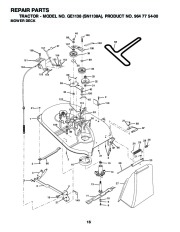 Weed Eater GE1138 SN1138A Lawn Tractor Repair Manual, 2002 page 16