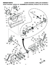 Husqvarna 10530SBE Snow Blower Owners Manual, 2006,2007,2008 page 20